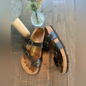 Birkenstock Mayari Birki’s-Flor sandals size 37 black